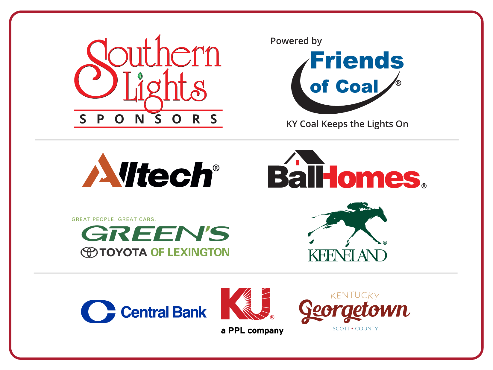 Southern Lights Sponsors